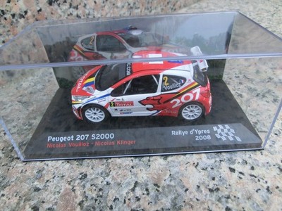PEUGEOT 207 S2000 Rallye d`Ypres 2008 Vouilloz Klinger 1:43 #2 IXO Altaya Rally
