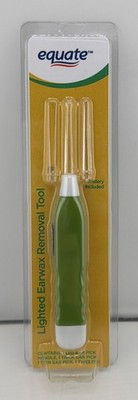 LED Lighted Ear Wax Removal Tool Set Ear Pick Cleaner Tweezer Curette Kit.
