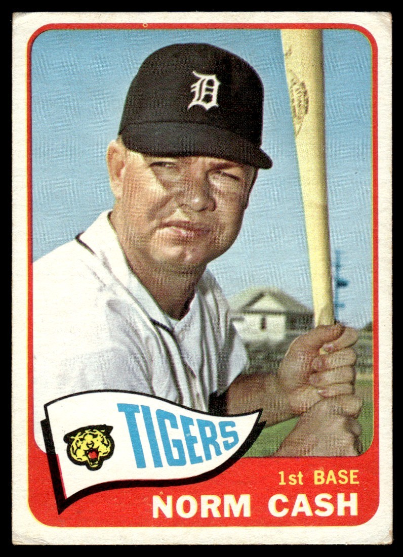 1965 Topps Norm Cash Detroit Tigers #153