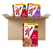 Kellogg’s Special K Breakfast Cereal, Family Breakfast, Fiber Cereal, Family