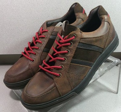 TAMARO MARMS70 MEN SHOE 8 EURO 7.5 BROWN LEATHER LACE UP ALLROUNDER BY MEPHISTO