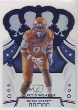 2020 Panini Chronicles Draft Picks Crown Royale Mirror Blue Curtis Weaver 8d2
