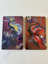 Pokemon scarlet  violet Kiraidon  Miraidon Steel Book Not For Resale Freebie