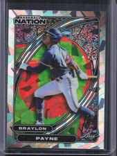 2026 Leaf Baseball Nation #25 Braylon Payne Cracked Ice #/65
