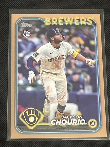 2024 Topps Update Series - Jackson Chourio #US240 Gold /2024 (RC) Rookie Card