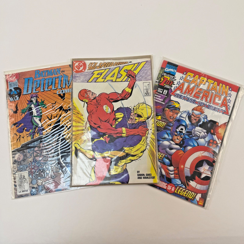 Mixed Lot of 3 COMIC Books DC & Marvel