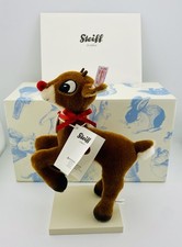 Steiff 50 Year Anniversary Rudolph Red Nose Reindeer Limited Ed. 441/1500 Rare