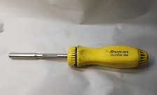 Snap-on Ssdmr4b Yellow Hard Handle Magnetic Ratcheting Screwdriver Snap-on Ssdmr4b Yellow Hard Handle Magnetic Ratcheting Screwdriver