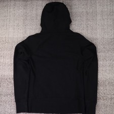 Lululemon Scuba Full Zip Hoodie Black Fleece Sweatshirt Size 8 Thumbholes