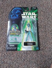 Star Wars Greedo W  Blaster Power Of The Force CommTech Chip 1999 Sealed
