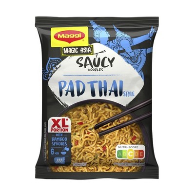 Maggi Magic Asia Saucy Noodles Pad Thai Style Packung 128g