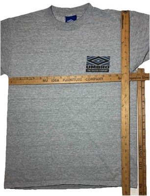 Vintage 90s Y2K Umbro Soccer Single Stitch Tee Shirt Men's M USA