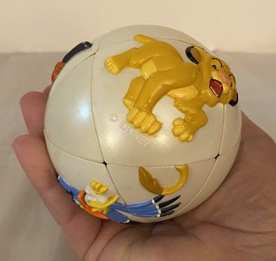 Vintage Disney Lion King 3D Puzzle Ball Cube Puzzle Challenge Zazu Simba Rafiki 