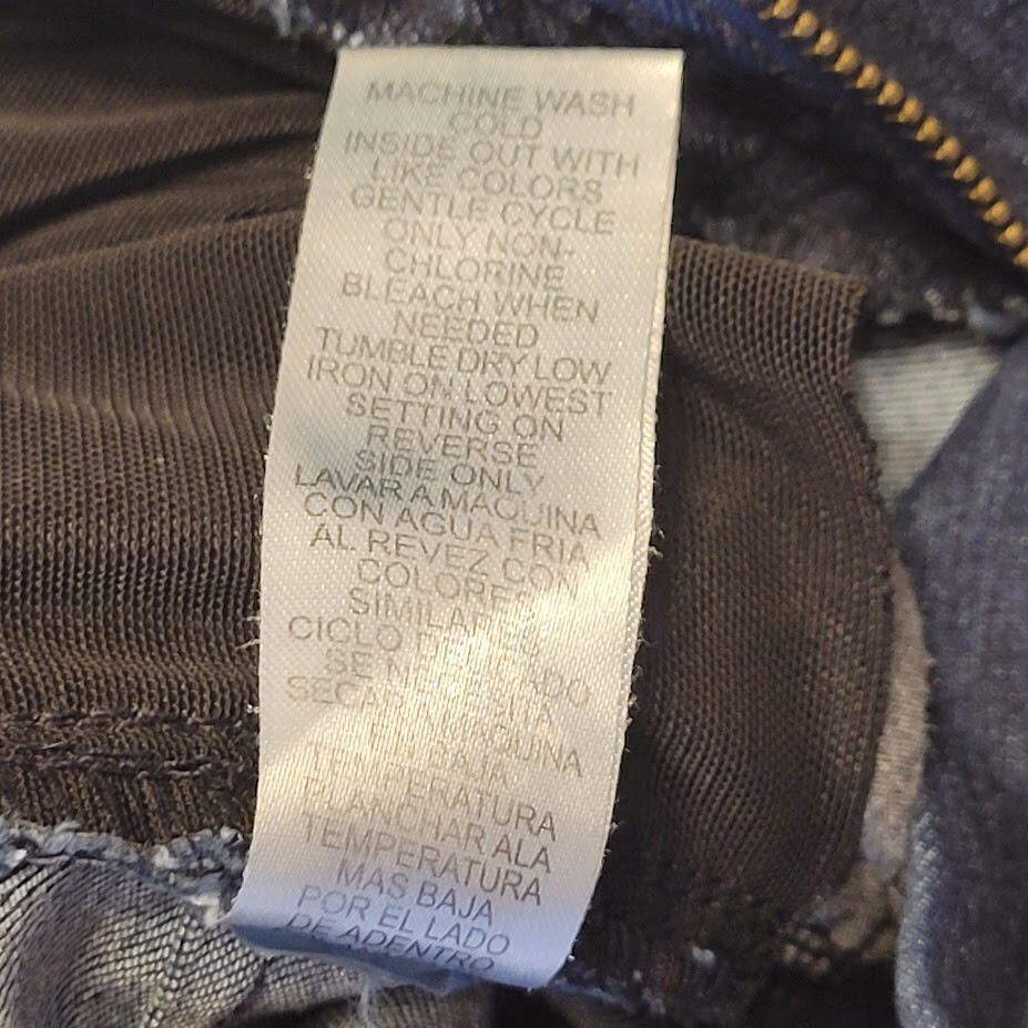 Democracy ABsolution Distressed Stretch Blue Jean… - image 3