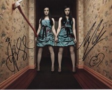 JEN & SYLVIA SOSKA signed Autogramm 20x25cm AMERICAN MARY in Person autograph