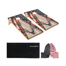 Cornhole Set, Corn Holes Outdoor Game, Regulation Cornhole Boards, Portable C...