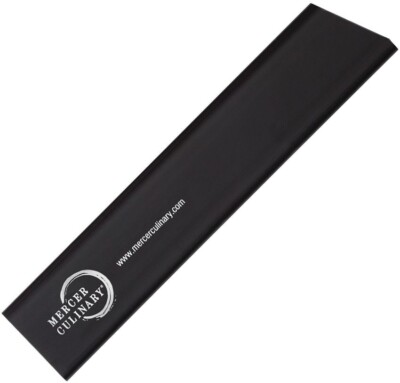 Mercer Knife Guard 10''x2'' Black Polystyrene Construction Fits 8.3'' - 10'' Knife