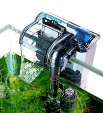 Aquariums Power Filter 74Gph Sponge Filter with Surface Skimmer 5-10 Gallon