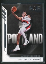 2022-23 ANFERNEE SIMONS 66/99 PANINI NOIR ASSOCIATION EDITION