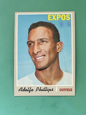 1970 Topps Adolfo Phillips High # #666 EX-EXMT