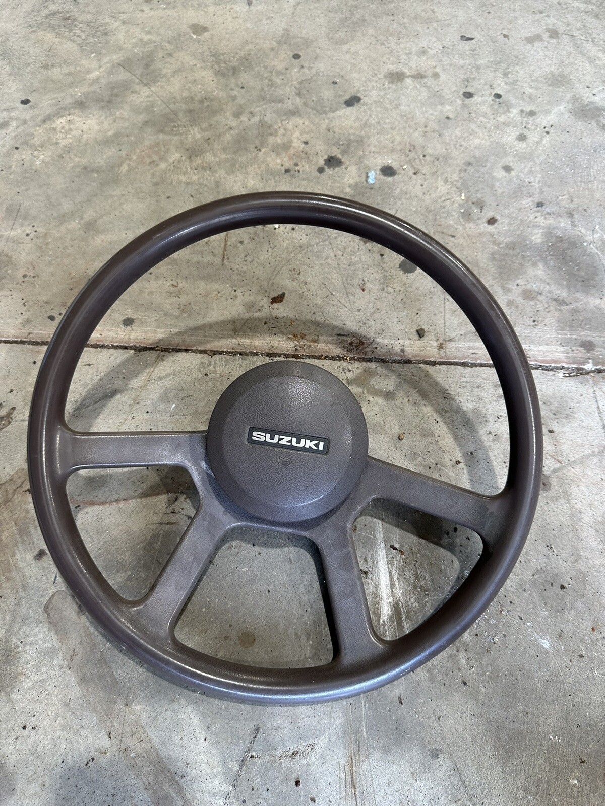 19861995 Suzuki Samurai Steering Wheel 4 Spoke Brown eBay