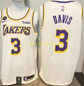 white anthony davis lakers jersey