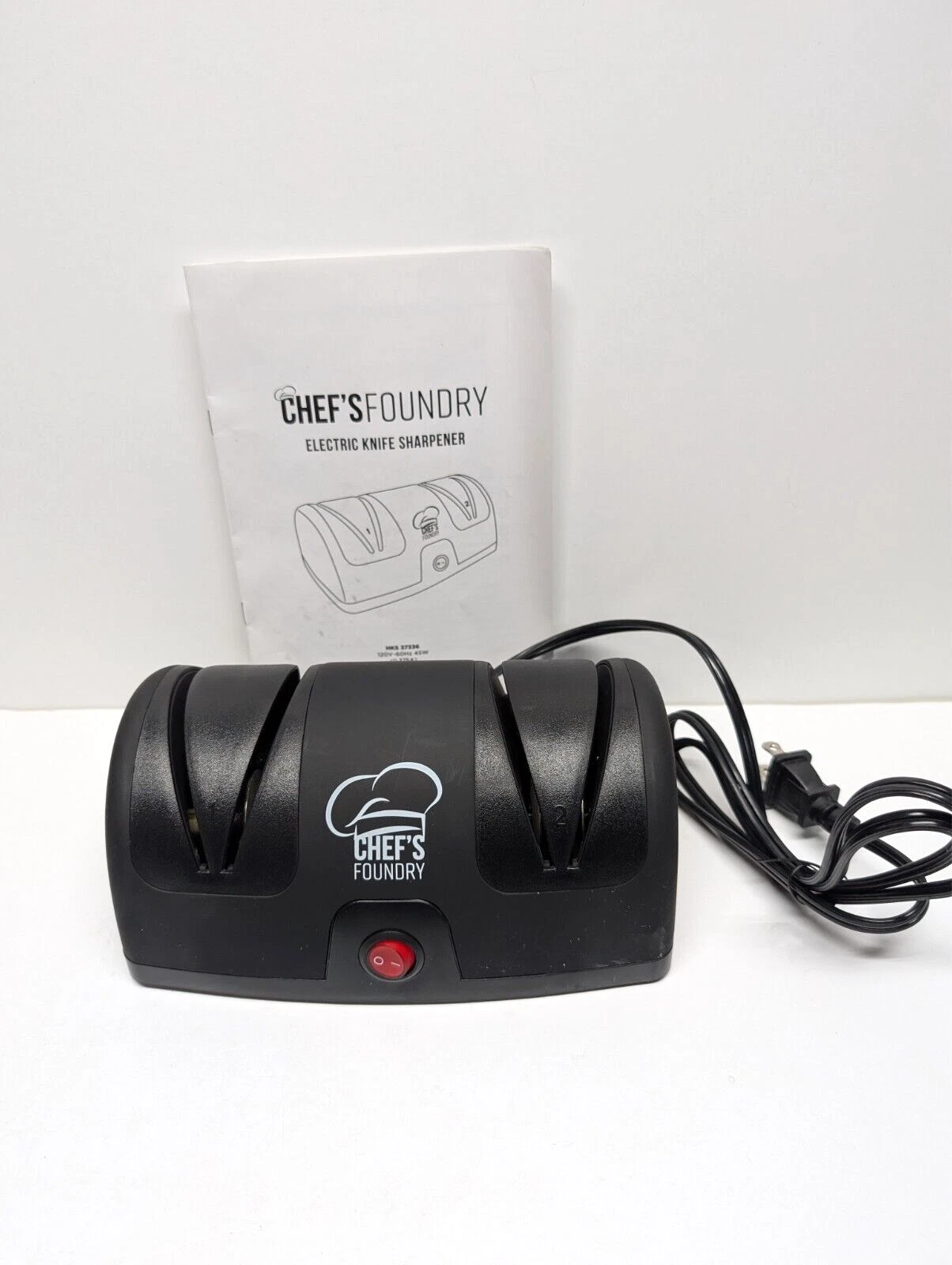 Chefs Foundry Electric Knife Sharpener Model P-600 NEW