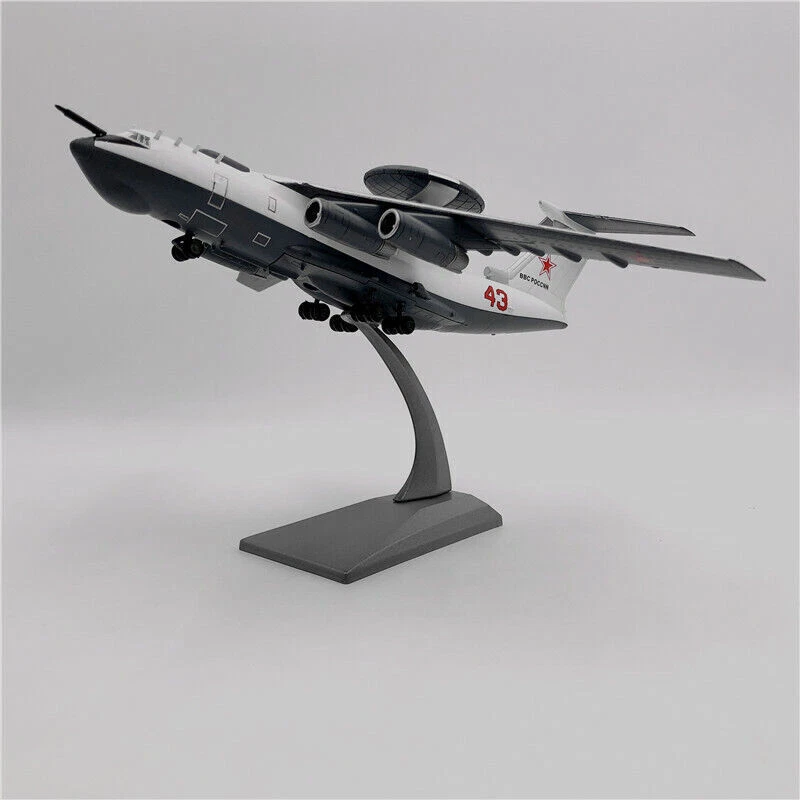 WLTK Soviet Air Force Beriev A-50 Mainstay AEW&C Aircraft 1/200 Diecast Model Foto 3 de 4