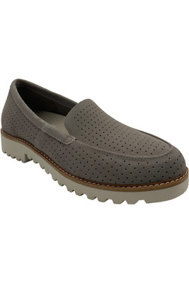 Skechers Arch Fit Suede Loafers Marlie Taupe