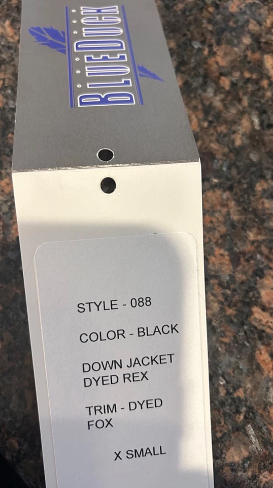 Blue Duck Black Mixed Media Fur and Down Feather Coat - Image 4 of 4