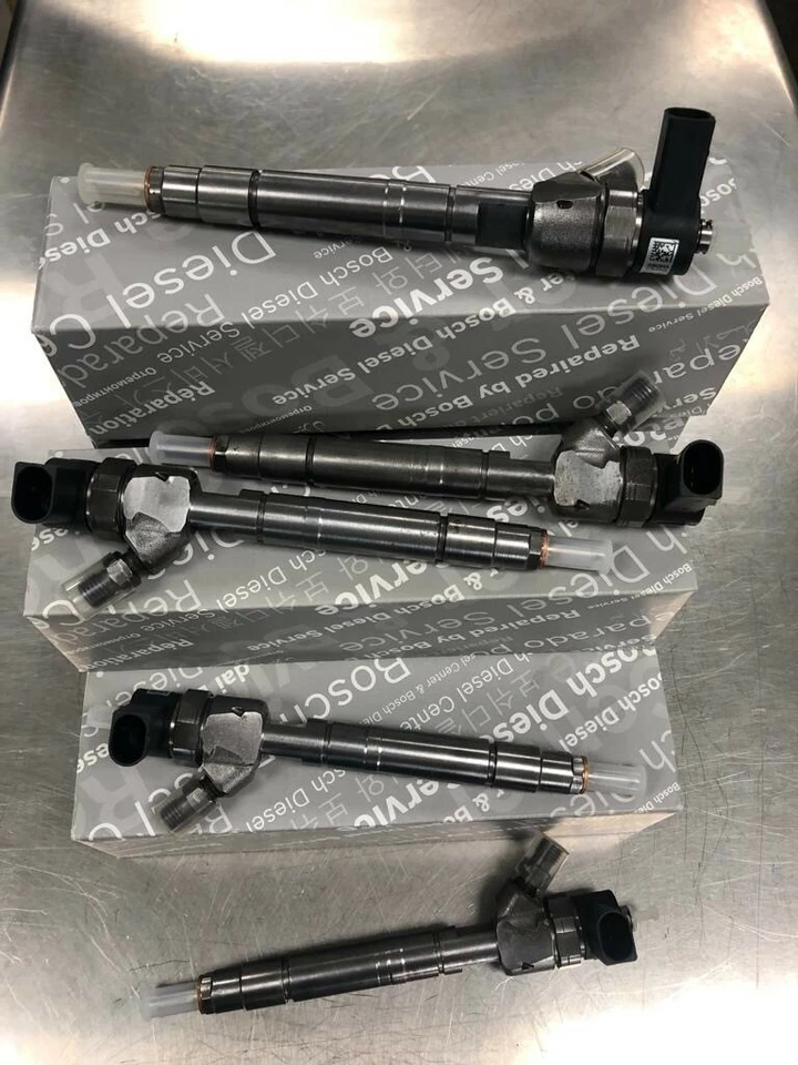 Juego de 5 inyectores de combustible bosch para 2001-03 Sprinter MB Freightliner Dodge 2,7 L Foto 3 de 3
