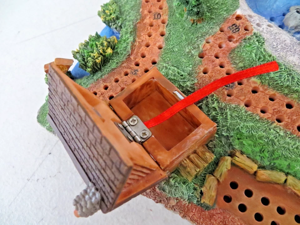 Rare Cribbage Board Summit Trail Two Track Outside Inside Unique Game - Image 2 of 4