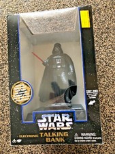 Darth Vader Bank Electronic Talking Light Sound Star Wars 1996 In Retail Box