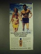 1985 Sea & Ski Block Out 15 Ad - Introducing new Block Out 15