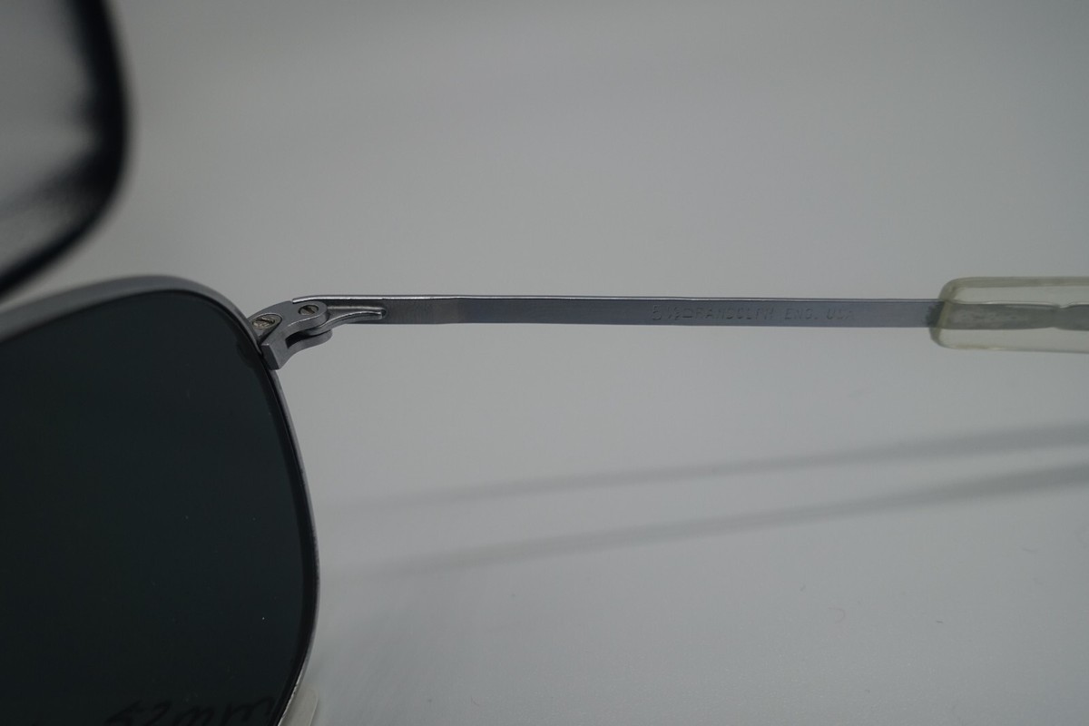 881 silver Randolph Engineering Aviator Sunglasses Bayonet temples