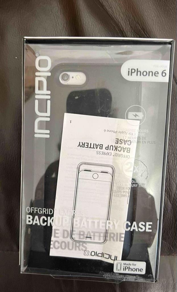 iPhone INCIPIO BLACK Off-Grid Express Backup Battery Case IPH - Main Image