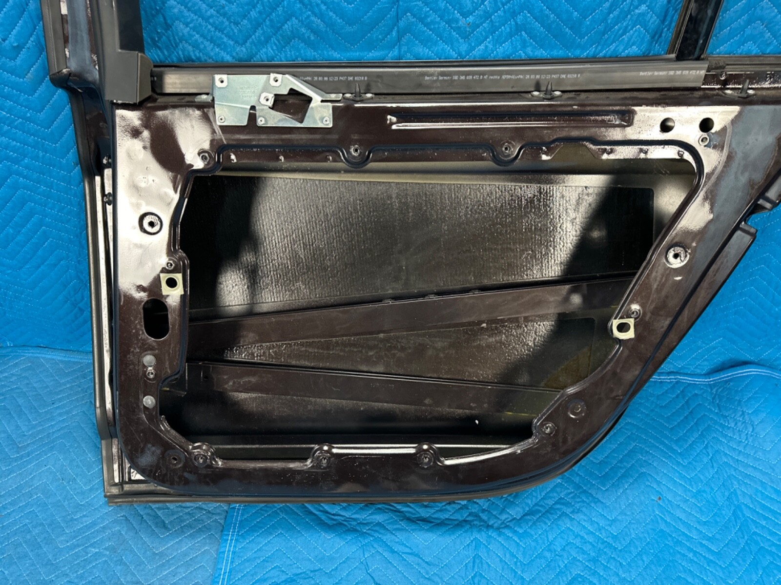 Bentley Continen Flying Spur Rear Door Passenger's Side Brown:L999 2006-2012 OEM
