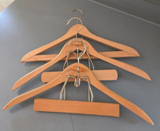 Vintage Wooden Suit Hangers Coat/Jack. Pant/Skirt Vintage set of 3