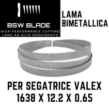 Lama a nastro 1638x12.2x0.65 Valex TN115 Cod.1452639 per materiali ferrosi