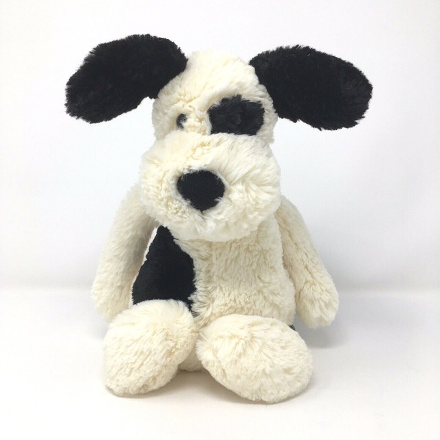 Jellycat London Puppy Dog Plush Stuffed Animal Black White Spots 12” eBay