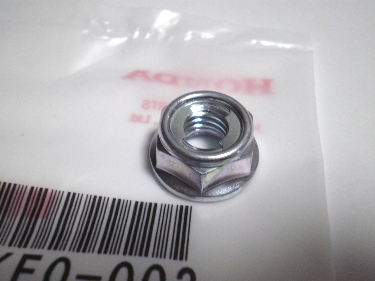 Honda Monkey Z50JV genuine Nut, Flange 8 (mm) 90309-KF0-003 New