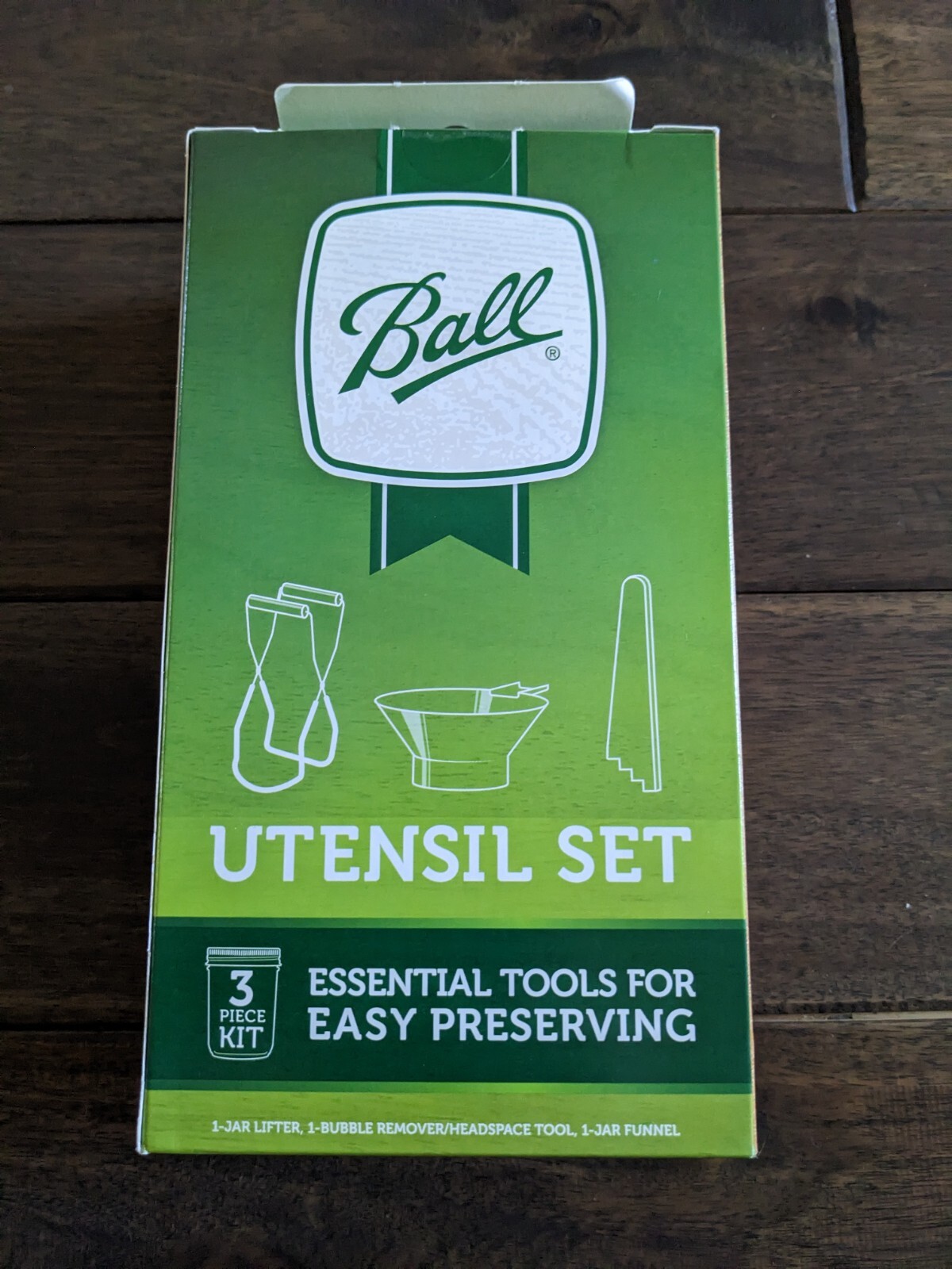 Canning Preserving Utensil Set 3 pc Ball® Jar Lifter Headspace Tool