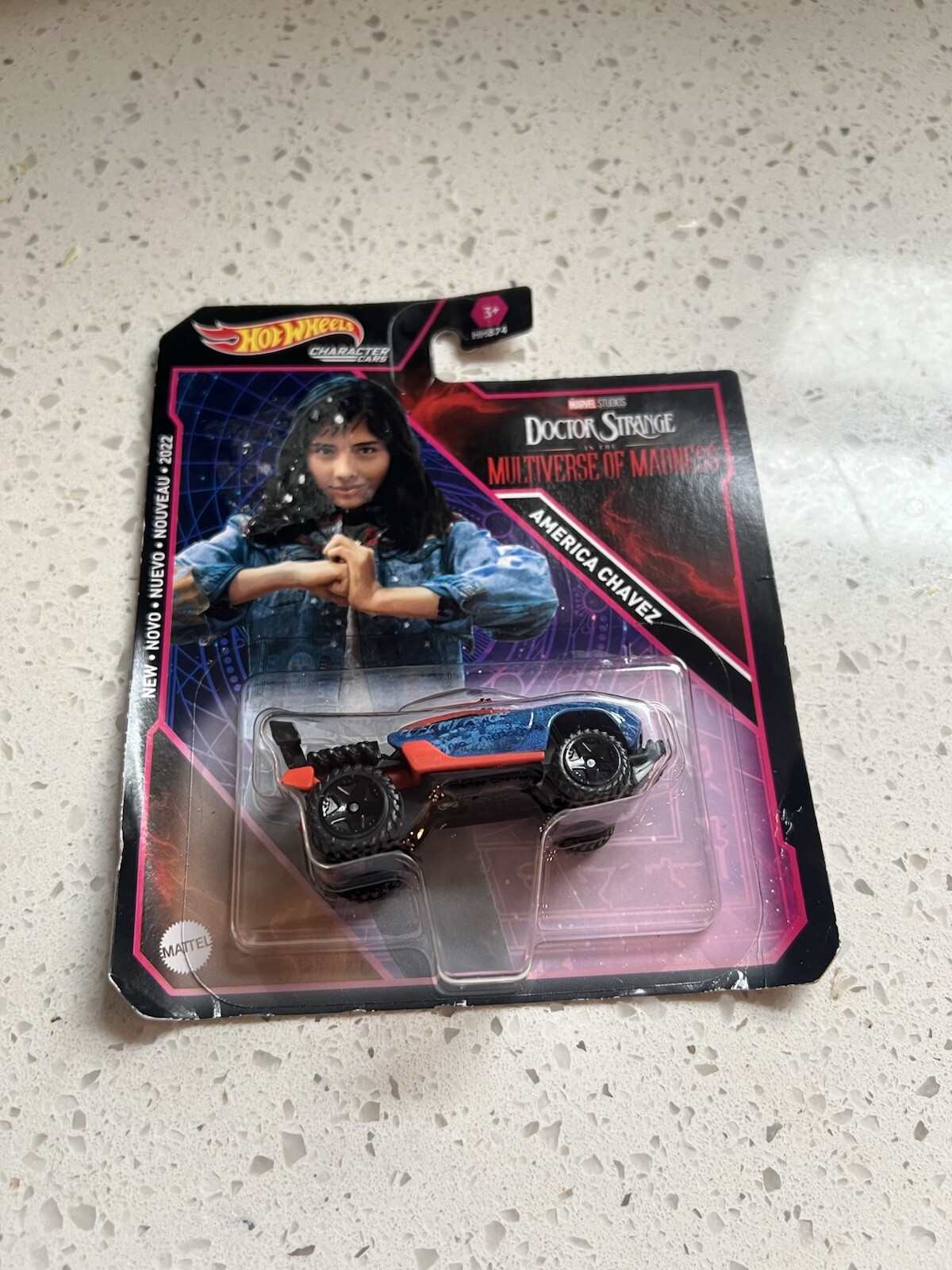 Marvel America Chavez (2022) Mattel Hot Wheels Character Cars Toy Car
