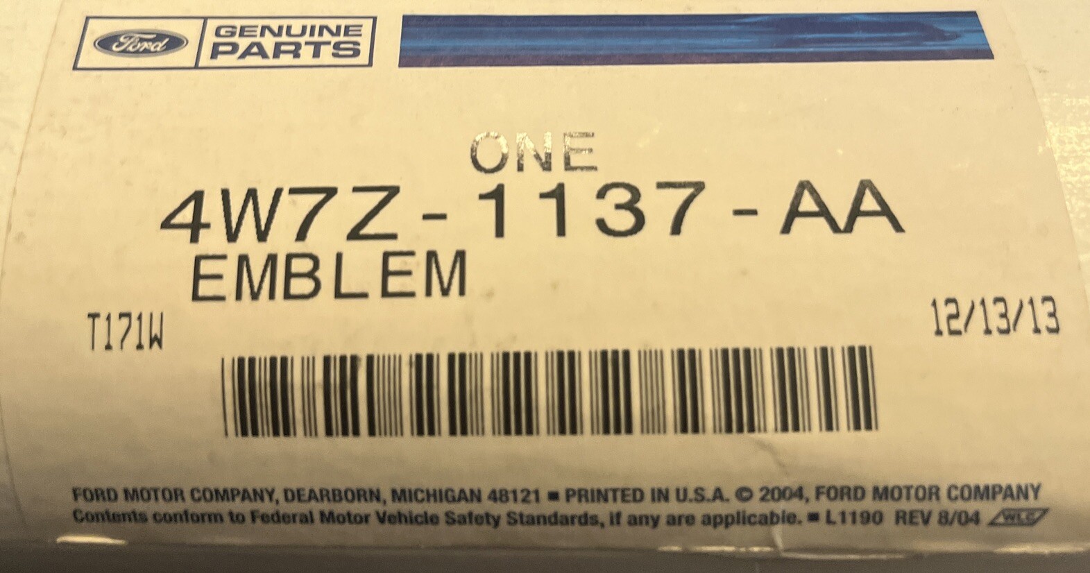 20042011 Ford Crown Victoria Wheel Center Cap GENUINE OEM NEW