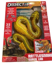 Top Secret Toys Dissect It: A Synthetic Rattlesnake Dissection Kit-BRAND NEW