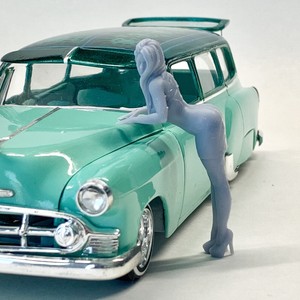Resin-Female-Pinup-Girl-Sexy-Model-Figure-for-Diorama-Display-1-24-1-25-Sophia
