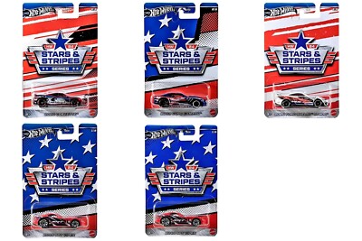 HOT WHEELS HW 24 STARS & STRIPES SERIES DIE CAST CARS 1:64 ASST.GRT01 SAMMELN