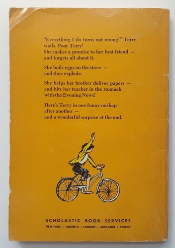 The Trouble With Terry Joan Lexau Paperback 2nd Printing 1972 Scholastic Book - Picture 2 of 4