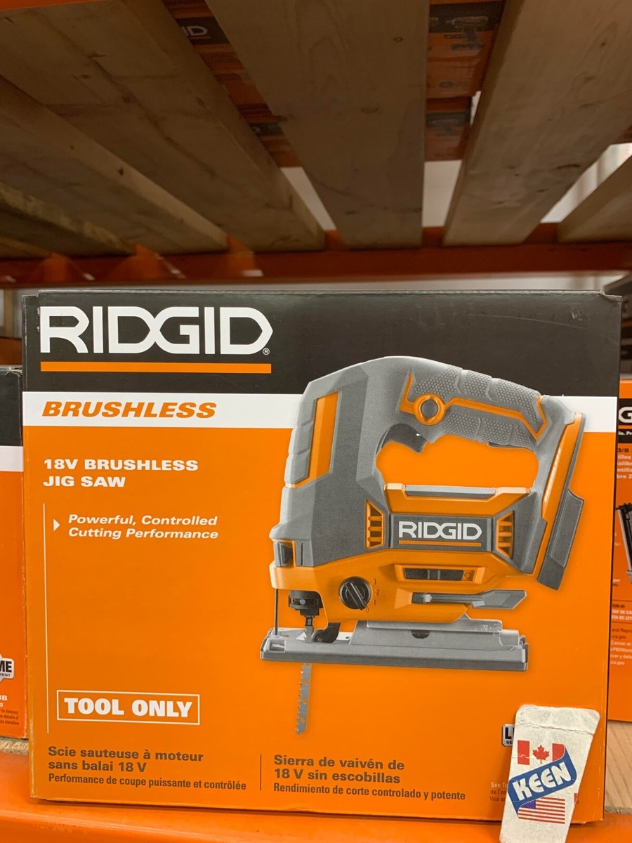 RIDGID CANADA 18V Cordless Brushless Jig Saw (Tool Only) | eBay