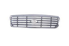 Chrome Grille Wgray Insert Assembly Replacement Fit 98-11 Ford Crown Victoria